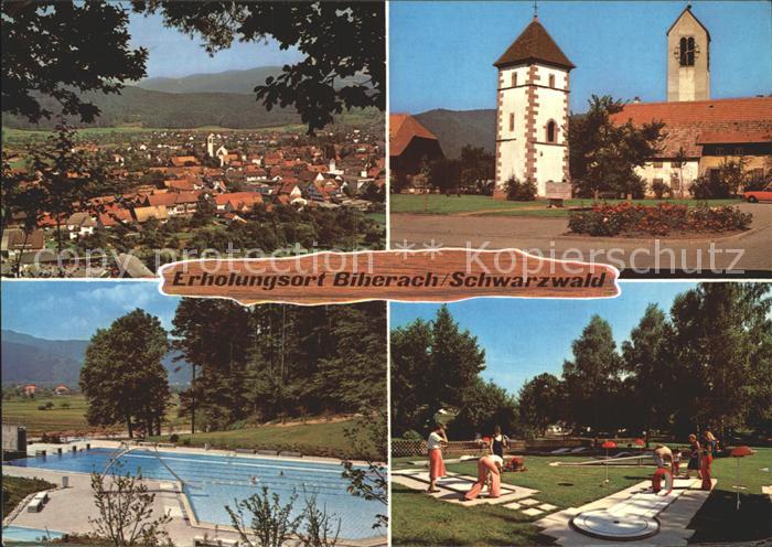 Biberach Baden Schwimmbad Kirche