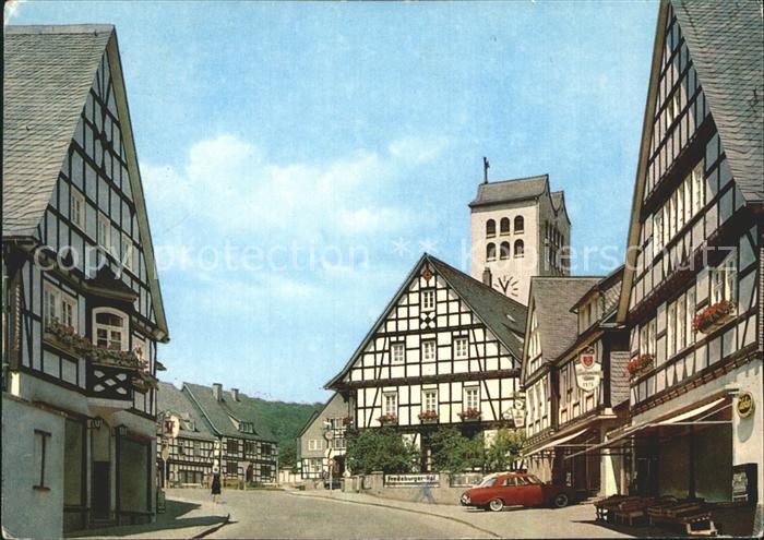 Fredeburg Schmallenberg Sauerland Strassenmotiv