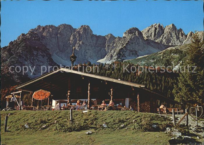 Ellmau Tirol Wochenbrunner Alm Kaiserkopf Scheffauer Ellmau