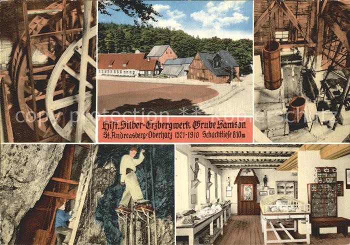 St Andreasberg Harz Hilf. Silber-Erzbergwerk Grube Samson