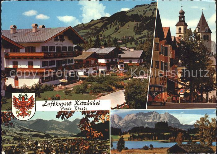 Kitzbuehel Tirol Haus Toni Sailer Stadtpfarrkirche Schwarzsee Wilde Kaiser