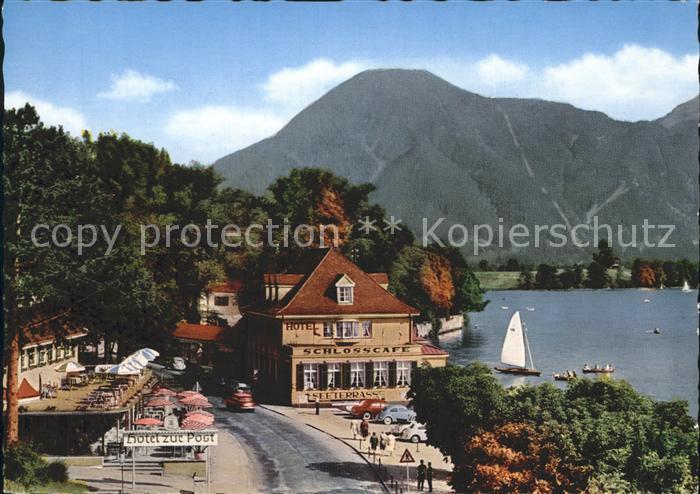 Tegernsee Bayern Seehotel Alte Post Schlosscafe Wallberg