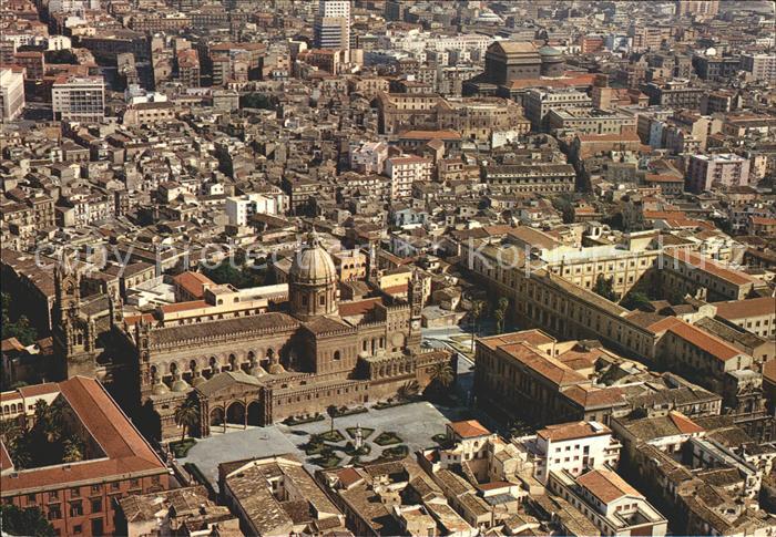 Palermo Sicilia Fliegeraufnahme Dom