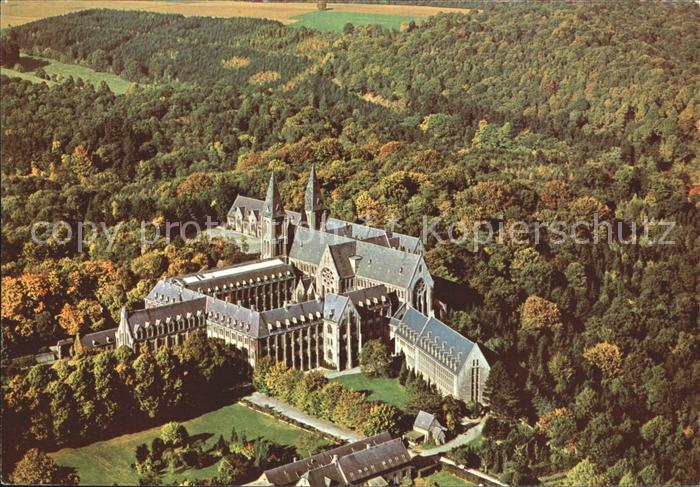 Denee Namur Abbaye de Maredsous Fliegeraufnahme