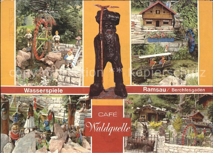 Ramsau Berchtesgaden Wasserspiele Cafe Waldquelle