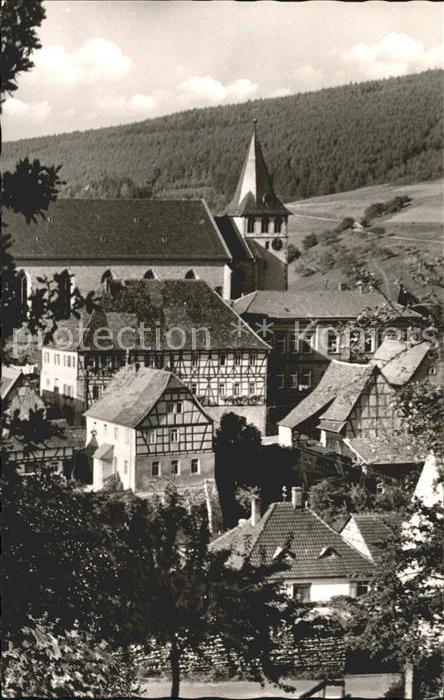Frammersbach Dorfpartie Kirche