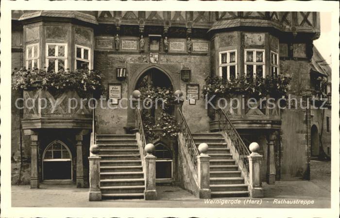 Wernigerode Harz Rathaus Treppe