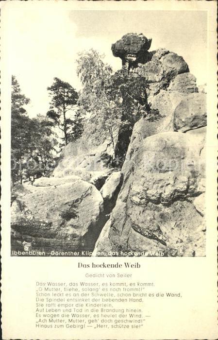 Ibbenbueren Dorenther Klippen Das hockende Weib