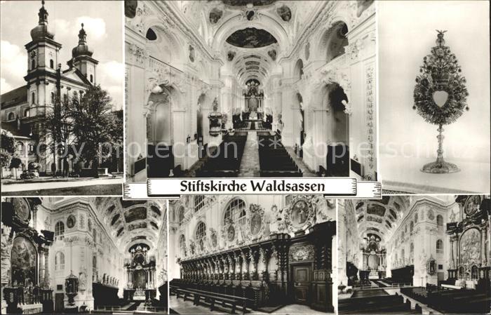 Waldsassen Stiftskirche Inneres Details