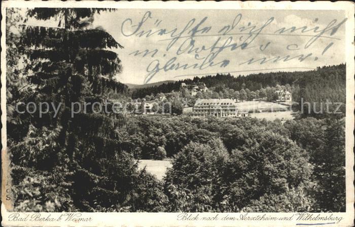 Bad Berka aerzteheim und Wilhelmsburg