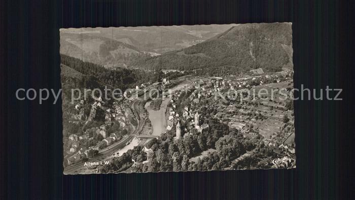 Altena Lenne Fliegeraufnahme