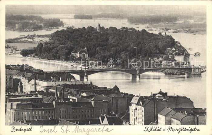 Budapest View of St Margerits Island