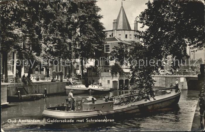 Amsterdam Niederlande Geldersekade met Schreierstoren