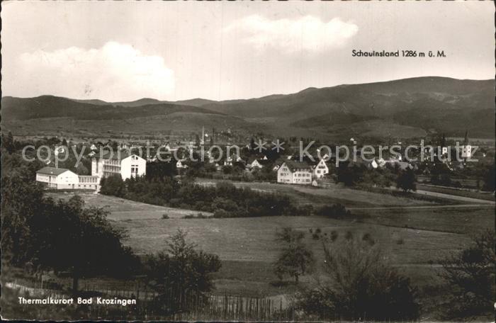 Bad Krozingen mit Schauinsland