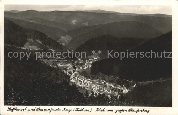 Zorge Blick vom grossen Staufenberg