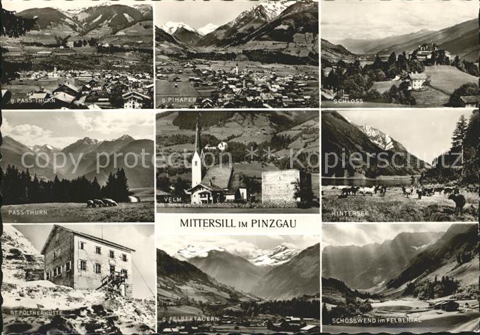 Mittersill Oberpinzgau Pass Thurn Pihaper Schloss Velm Kirche Hintersee St Poelt