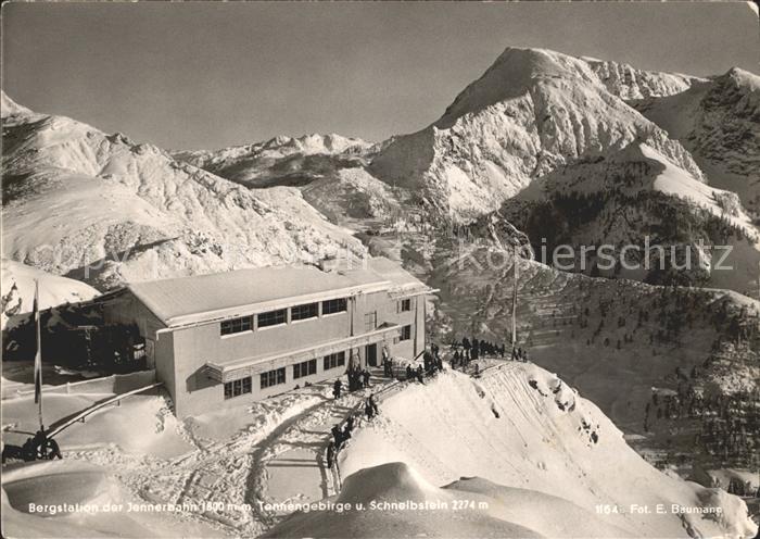 BERCHTESGADEN Bayern Jennerbahn Bergstation Tennengebirge und Scheibstein