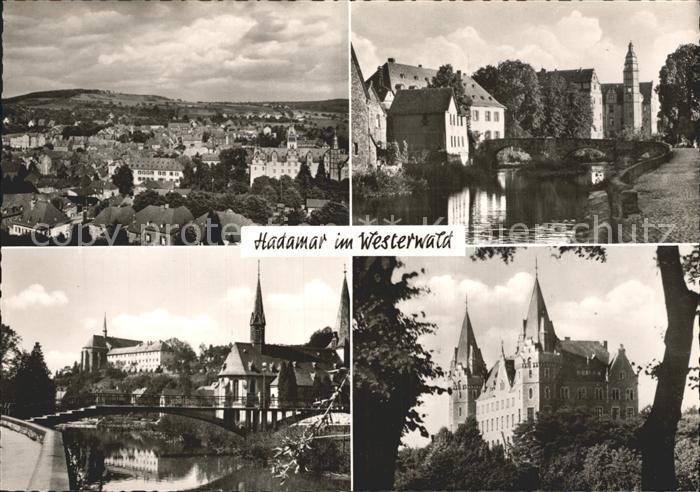Hadamar Westerwald Total Bruecke Kirche Schloss