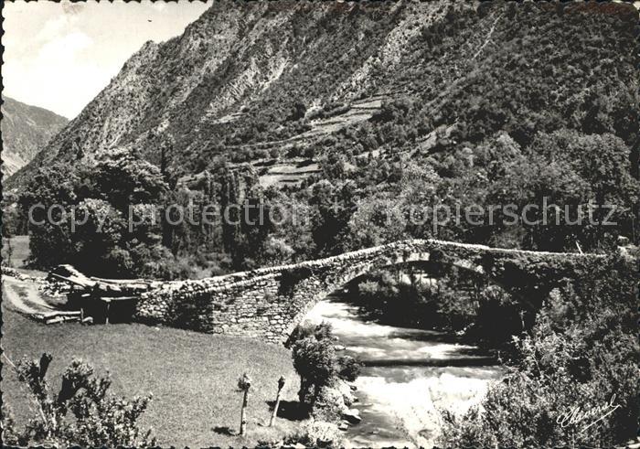 Andorra Santa Coloma Pont romanic de la Margineda