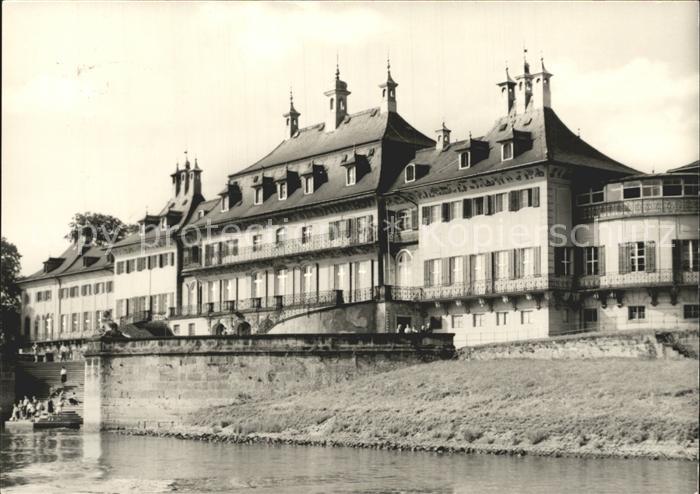 DRESDEN Elbe Schloss Pillnitz Wasserpalais an der Elbe