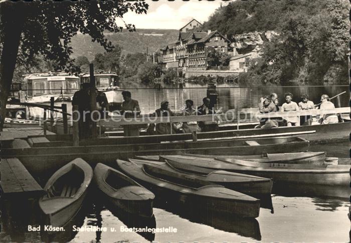 Bad Koesen Bootsanlegestelle Saalefaehre