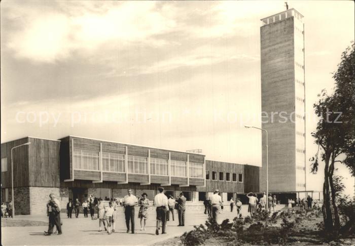Oberwiesenthal Erzgebirge Fichtelberghaus mit Aussichtsturm