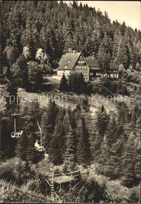 Oberwiesenthal Erzgebirge FDGB Erholungsheim Bergheim