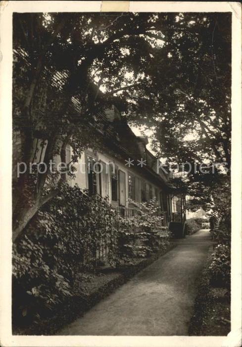 Weimar Thueringen Goethehaus Hausgarten