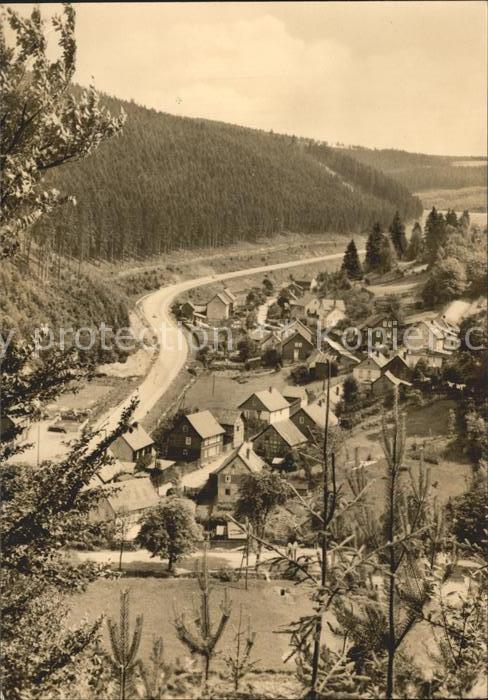 Luisenthal Teilansicht Strasse nach Oberhof