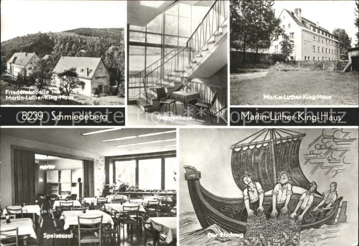 Schmiedeberg  Dippoldiswalde Friedenskapelle Martin Luther King Haus Treppenhaus