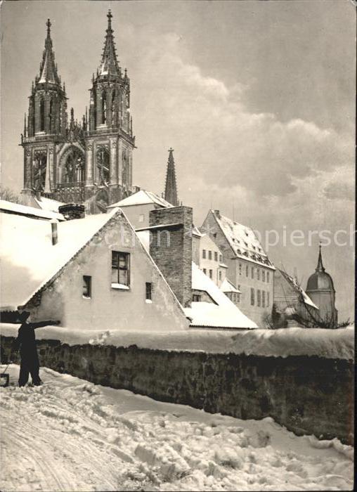 Meissen Elbe Sachsen Domtuerme