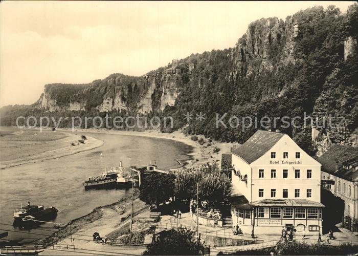 Rathen Saechsische Schweiz Elbepartie Bastei Hotel Erbgericht