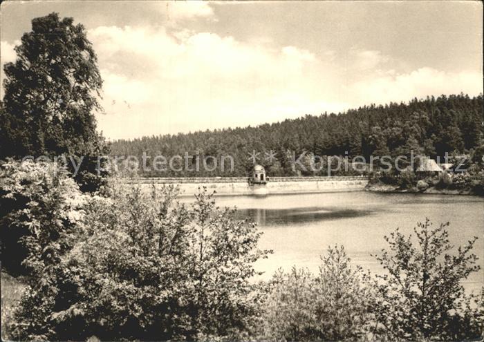 Dippoldiswalde Osterzgebirge Malter Talsperre Staumauer