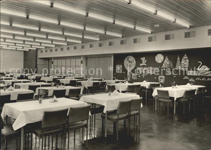 Neuglobsow FDGB Erholungszentrum Stechlin Speiseraum