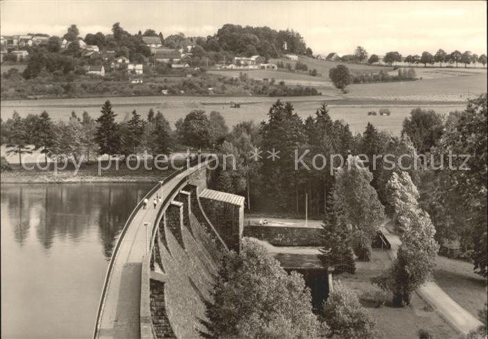 Pirk Burgstein Talsperre Pirk Sperrmauer