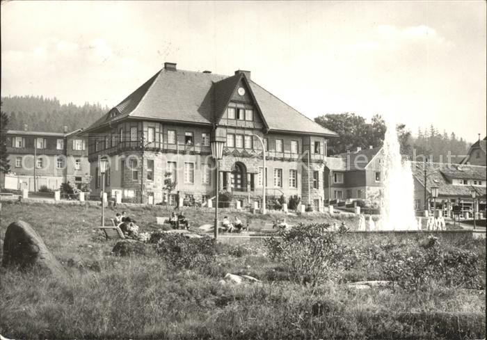 Schierke Harz Kurpark Fontaene