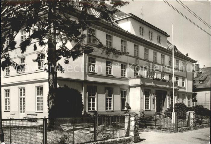 Kuehlungsborn Ostseebad FDGB Erholungsheim Albert Kayser