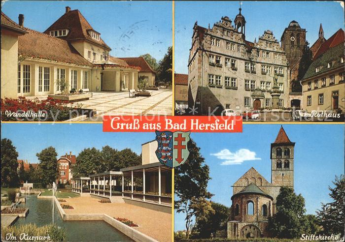 Bad Hersfeld Wandelhalle Rathaus Im Kurpark Stiftskirche