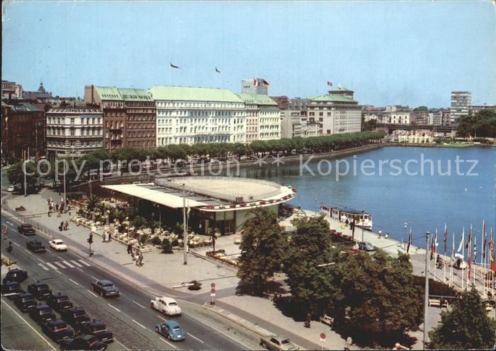 HAMBURG CITY Jungfernstieg und Alsterpavillon