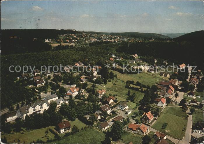 Hahnenklee-Bockswiese Harz Fliegeraufnahme