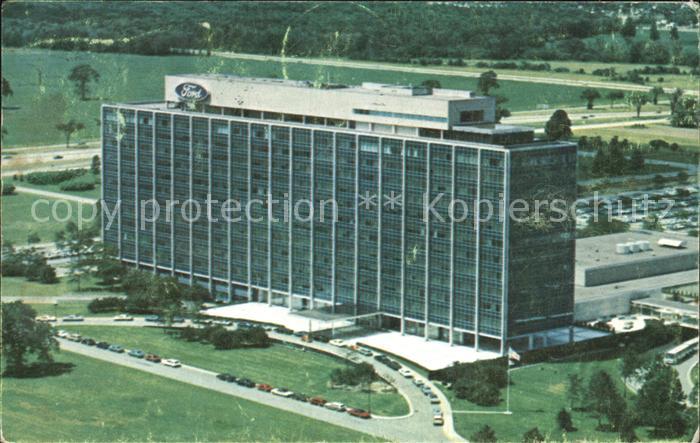 Dearborn Michigan Ford Motor Company Central Office Building
