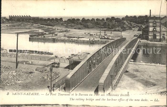 Saint-Nazaire Loire-Atlantique Pont Tournant Bureau du Port des Nouveaux Bassins