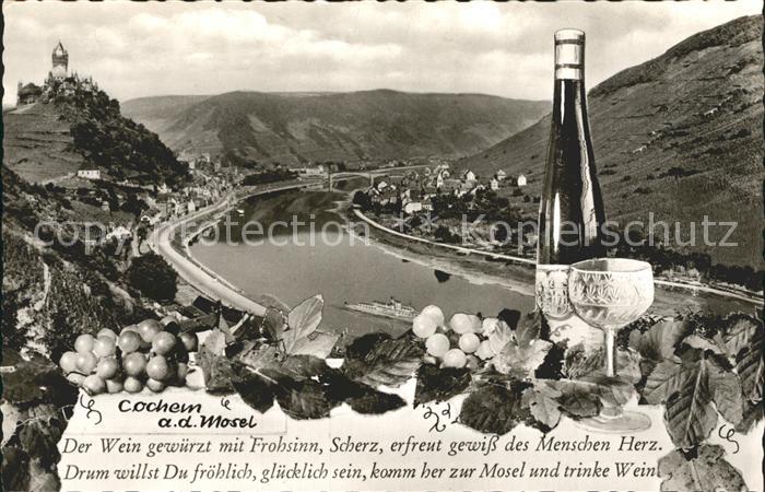 Cochem Mosel Wein Vers Schiff