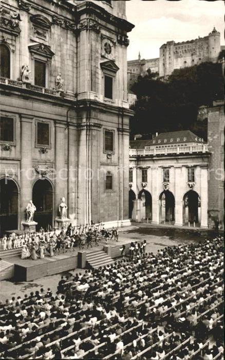 Salzburghofen Oberbayern Jedermann- Auffuehrung