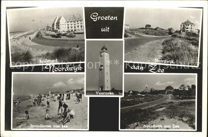 Noordwijk aan Zee  Leuchtturm Boulevard Strabd