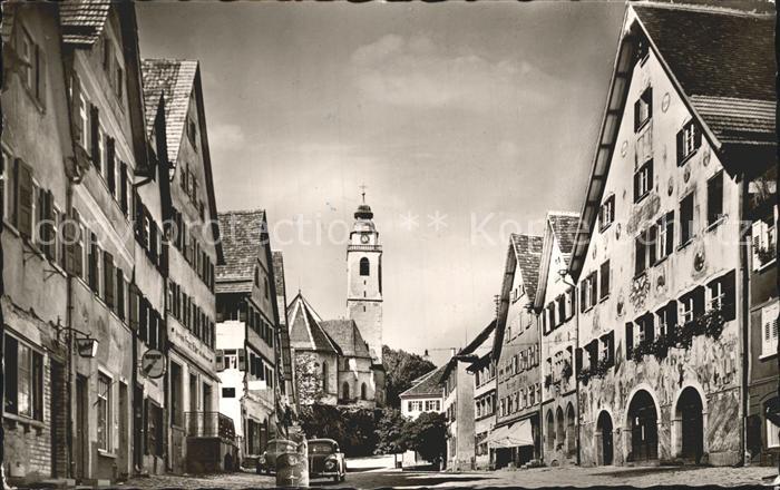 Horb Neckar Marktplatz mit Rathaus