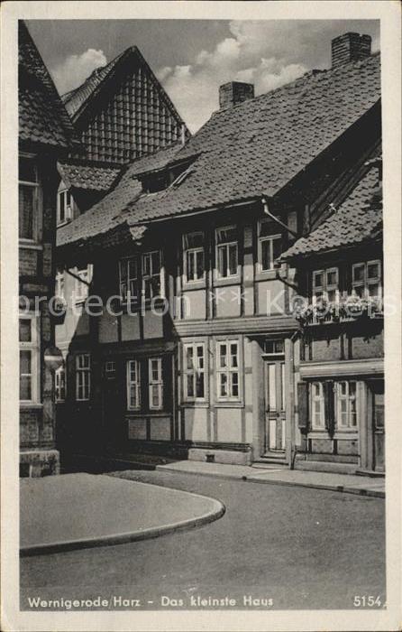 Wernigerode Harz Das kleinste Haus