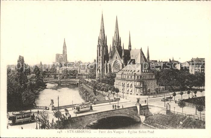 Strasbourg Alsace Kirche Saint Paul