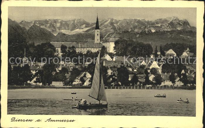 Diessen Ammersee Segelschiff