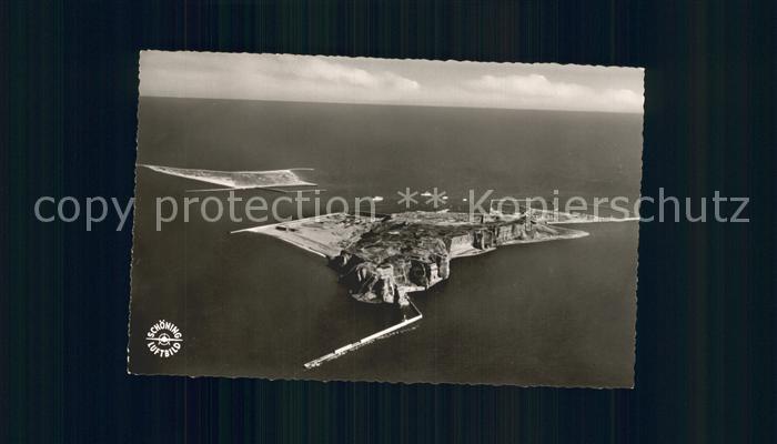 HELGOLAND Insel Schleswig-Holstein Insel Duene Fliegeraufnahme